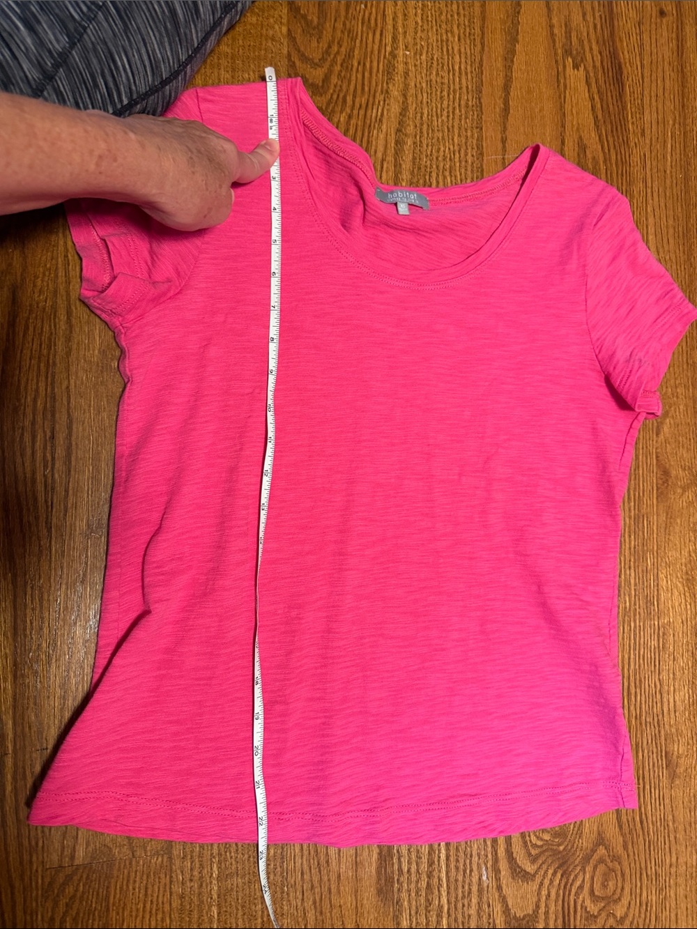 Habitat pink cotton scoop neck tshirt - size XS - Picture 6 of 7
